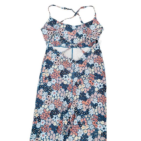 OFFLINE By Aerie Floral Hugger Jumpsuit Romper One Piece Size Large - Picture 6 of 7